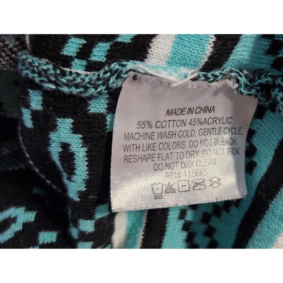 MY HERO ACADEMIA Funimation A-1 Class Sweater Sz L Turquoise Black White - Picture 6 of 7